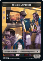 Zombie Employee // Food (010) Double-sided Token [Unfinity Tokens] | Jack's On Queen