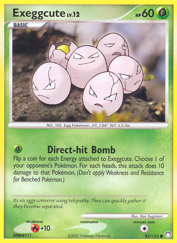 Exeggcute (82/123) [Diamond & Pearl: Mysterious Treasures] | Jack's On Queen