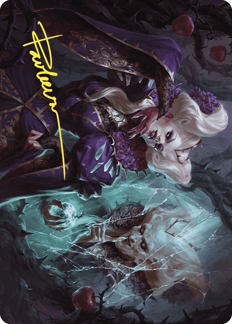 Conceited Witch Art Card (Gold-Stamped Signature) [Wilds of Eldraine Art Series] | Jack's On Queen