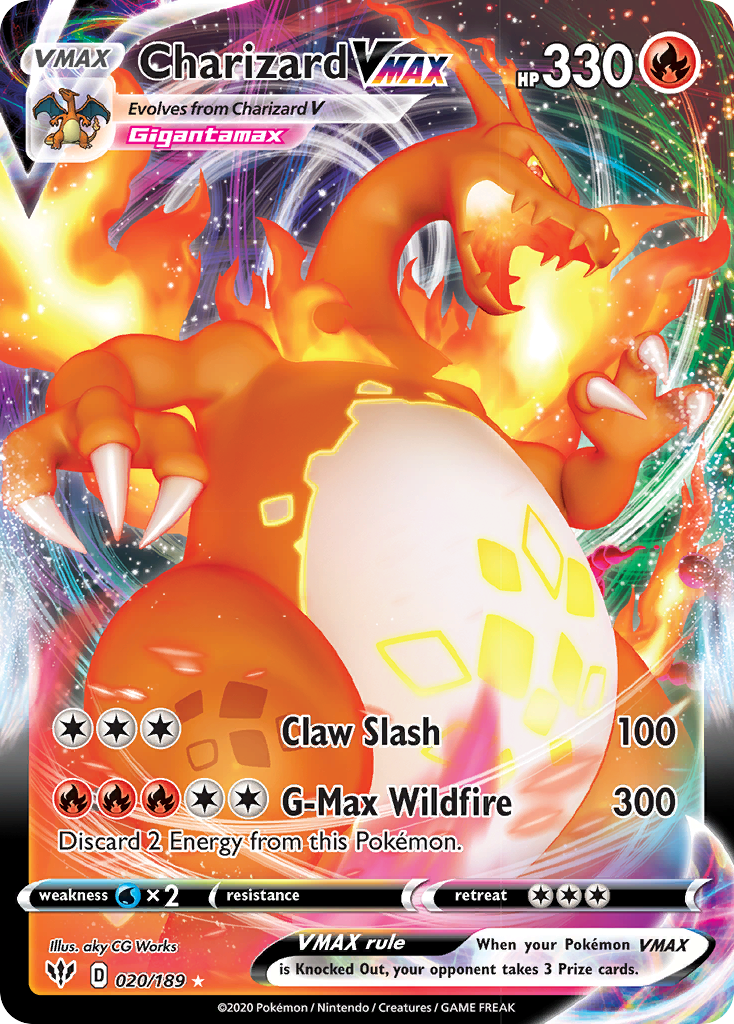 Charizard VMAX (020/189) [Sword & Shield: Darkness Ablaze] | Jack's On Queen