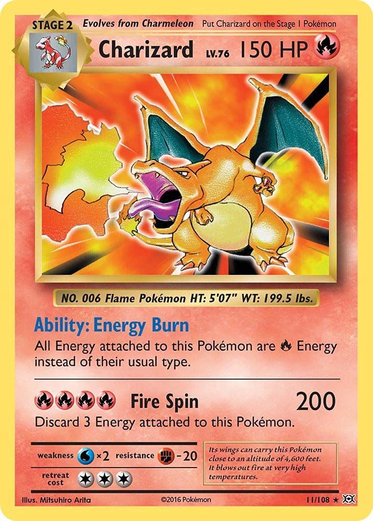 Charizard (11/108) [XY: Evolutions] | Jack's On Queen