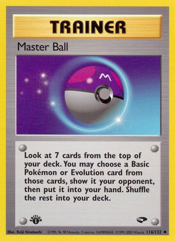 Master Ball (116/132) [Gym Challenge 1st Edition] | Jack's On Queen