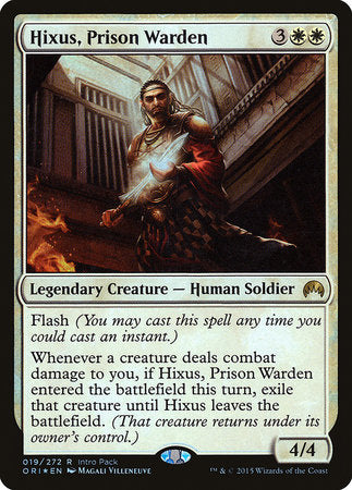 Hixus, Prison Warden [Magic Origins Promos] | Jack's On Queen