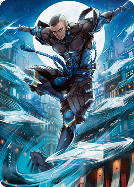 Kaito Shizuki 1 Art Card [Kamigawa: Neon Dynasty Art Series] | Jack's On Queen
