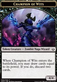 Champion of Wits // Insect Double-sided Token [Hour of Devastation Tokens] | Jack's On Queen