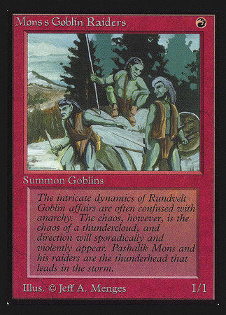Mons's Goblin Raiders (IE) [Intl. Collectors’ Edition] | Jack's On Queen