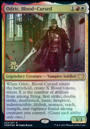 Odric, Blood-Cursed [Innistrad: Crimson Vow Prerelease Promos] | Jack's On Queen