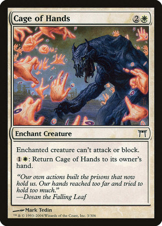 Cage of Hands [Champions of Kamigawa] | Jack's On Queen