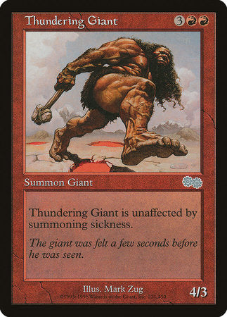 Thundering Giant [Urza's Saga] | Jack's On Queen