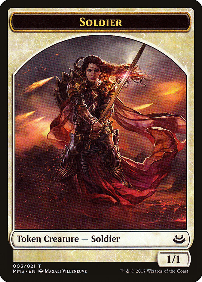 Soldier (003/021) [Modern Masters 2017 Tokens] | Jack's On Queen