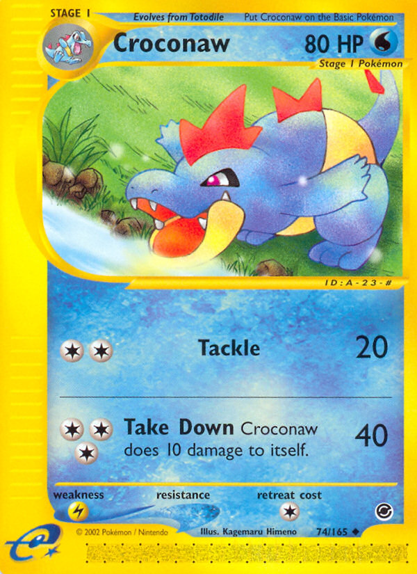 Croconaw (74/165) [Expedition: Base Set] | Jack's On Queen