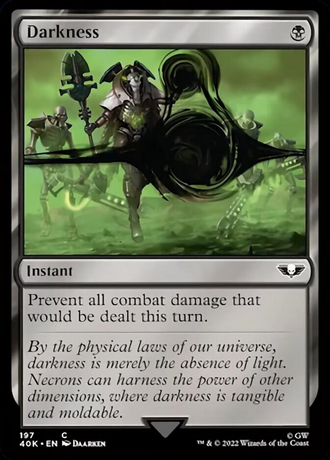 Darkness (Surge Foil) [Universes Beyond: Warhammer 40,000] | Jack's On Queen