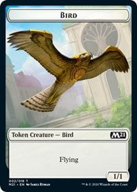 Bird // Treasure Double-sided Token [Core Set 2021 Tokens] | Jack's On Queen