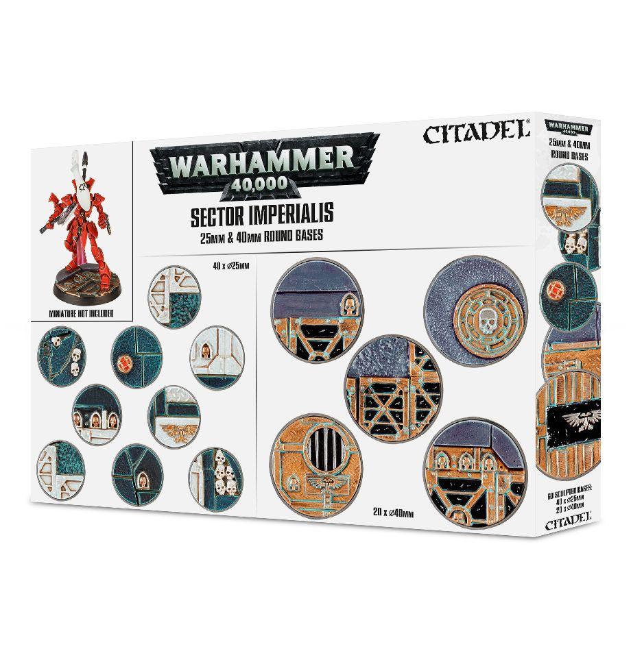 Sector Imperialis 25 & 40mm Round Bases | Jack's On Queen