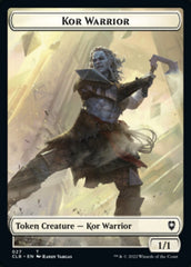 Kor Warrior // Angel Warrior Double-sided Token [Commander Legends: Battle for Baldur's Gate Tokens] | Jack's On Queen