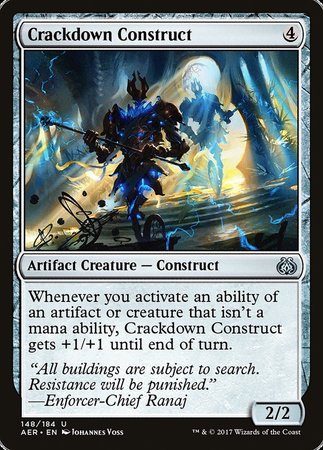 Crackdown Construct [Aether Revolt] | Jack's On Queen
