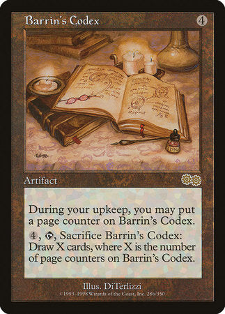 Barrin's Codex [Urza's Saga] | Jack's On Queen