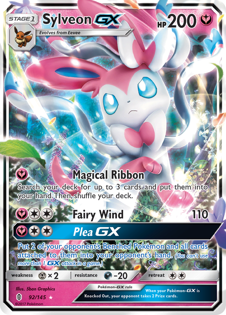 Sylveon GX (92/145) [Sun & Moon: Guardians Rising] | Jack's On Queen