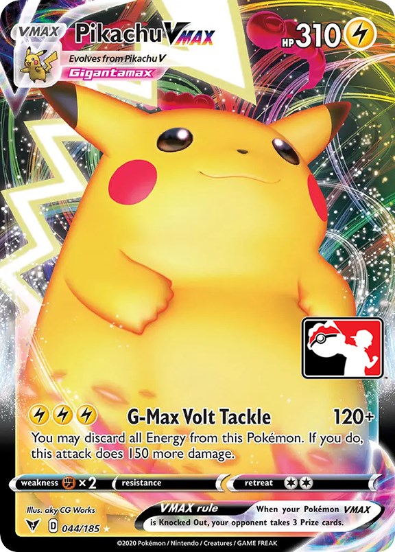 Pikachu VMAX (044/185) [Prize Pack Series One] | Jack's On Queen