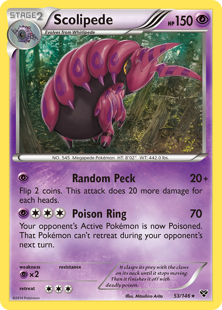 Scolipede (53/146) [XY: Base Set] | Jack's On Queen