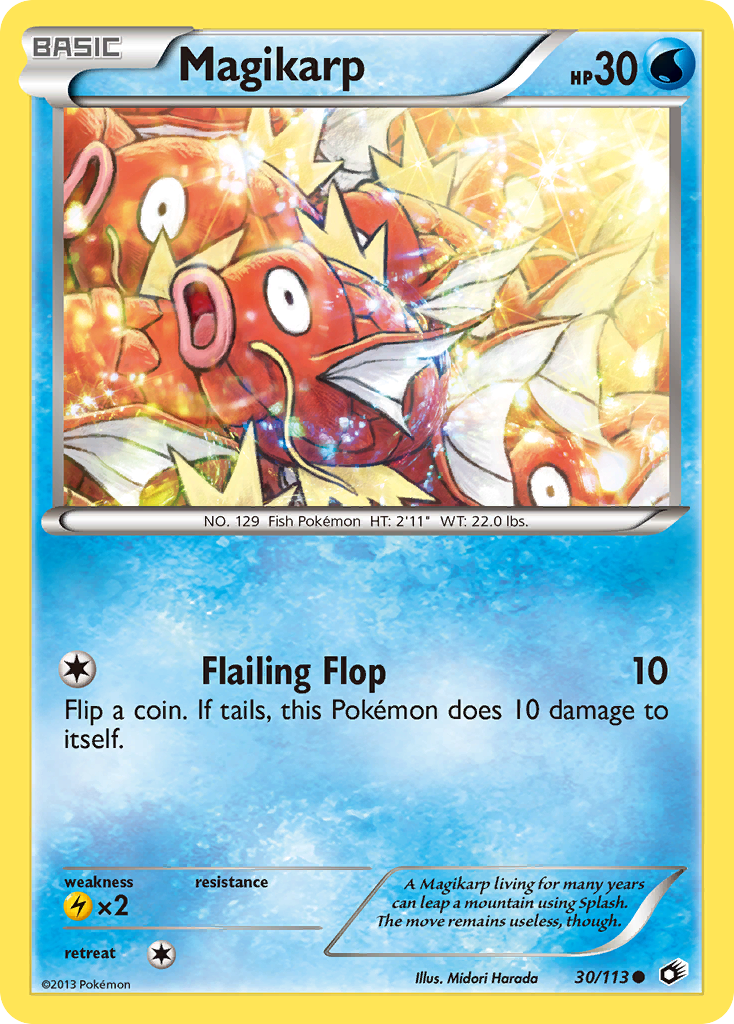 Magikarp (30/113) [Black & White: Legendary Treasures] | Jack's On Queen