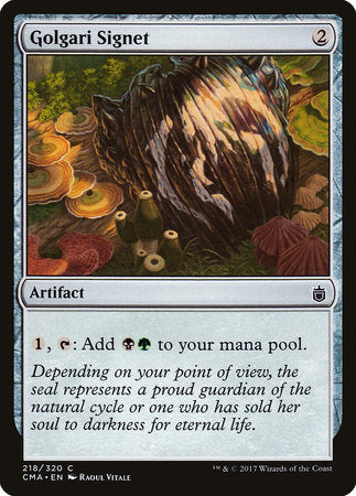 Golgari Signet [Commander Anthology] | Jack's On Queen