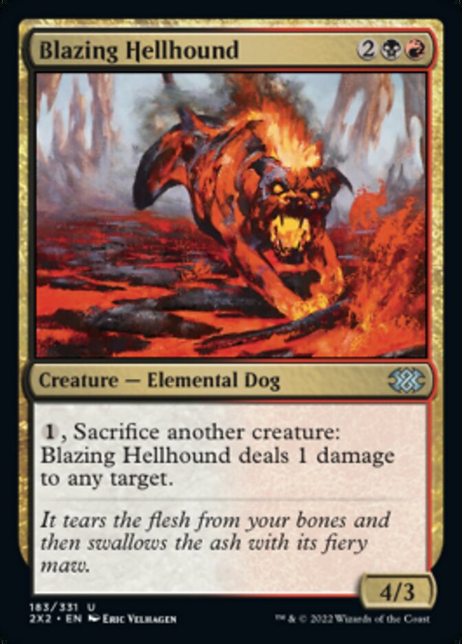 Blazing Hellhound [Double Masters 2022] | Jack's On Queen
