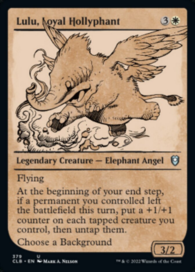 Lulu, Loyal Hollyphant (Showcase) [Commander Legends: Battle for Baldur's Gate] | Jack's On Queen