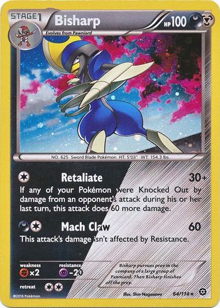 Bisharp (64/114) (Cosmos Holo) [XY: Steam Siege] | Jack's On Queen