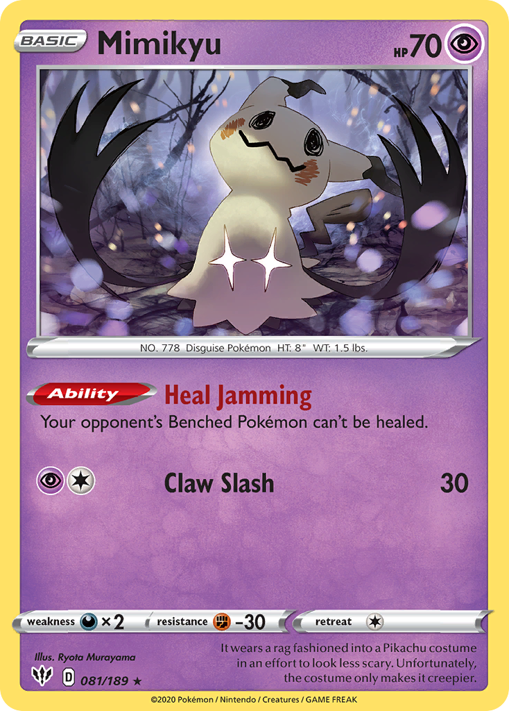 Mimikyu (081/189) [Sword & Shield: Darkness Ablaze] | Jack's On Queen