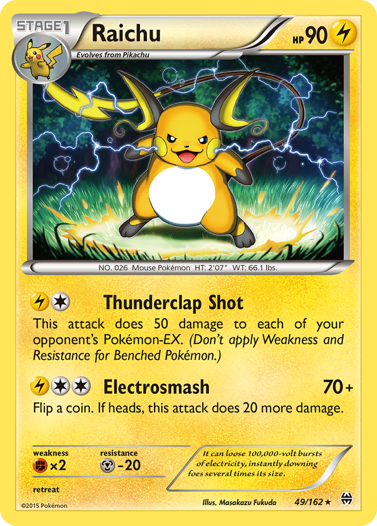 Raichu (49/162) [XY: BREAKthrough] | Jack's On Queen