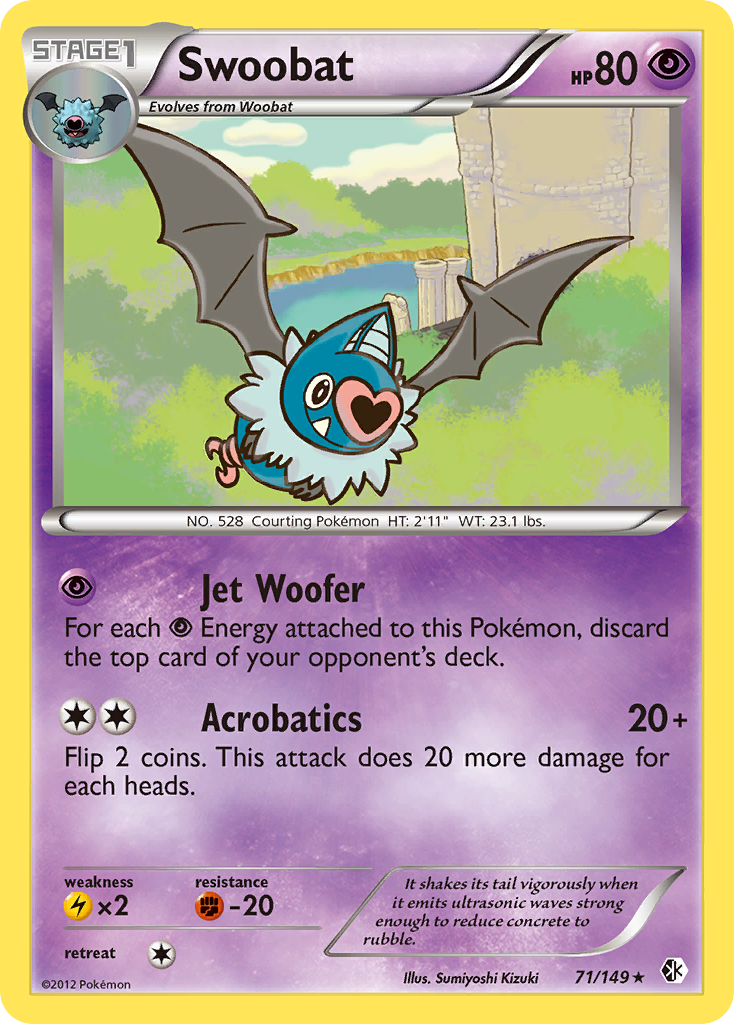 Swoobat (71/149) [Black & White: Boundaries Crossed] | Jack's On Queen