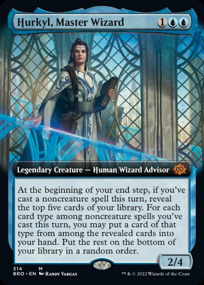 Hurkyl, Master Wizard (Extended Art) [The Brothers' War] | Jack's On Queen