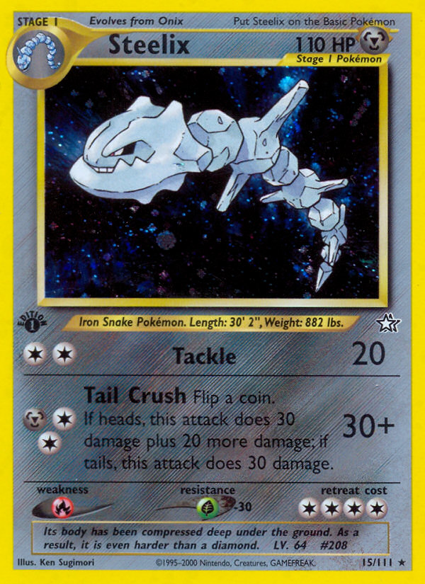 Steelix (15/111) [Neo Genesis 1st Edition] | Jack's On Queen