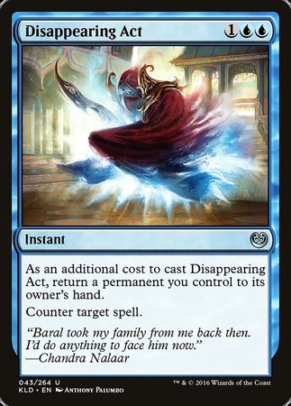 Disappearing Act [Kaladesh] | Jack's On Queen