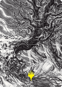 Forest Art Card (Gold-Stamped Signature) [Innistrad: Crimson Vow Art Series] | Jack's On Queen