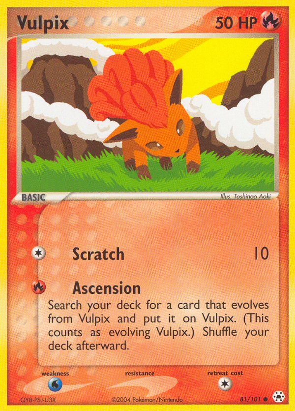 Vulpix (81/101) [EX: Hidden Legends] | Jack's On Queen