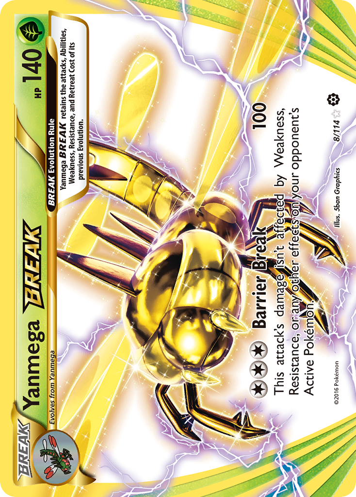 Yanmega BREAK (8/114) [XY: Steam Siege] | Jack's On Queen