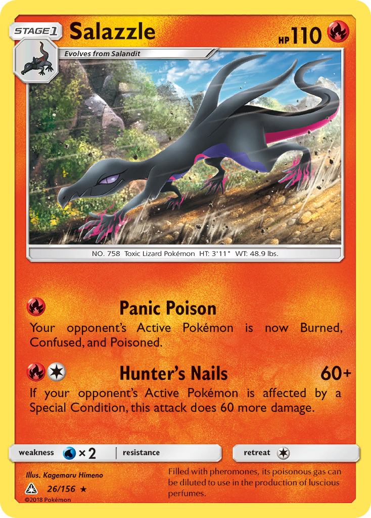 Salazzle (26/156) [Sun & Moon: Ultra Prism] | Jack's On Queen