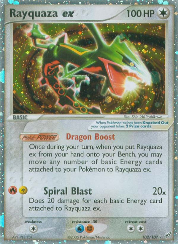 Rayquaza ex (102/107) [EX: Deoxys] | Jack's On Queen