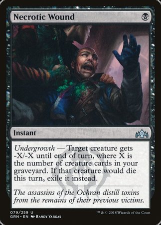 Necrotic Wound [Guilds of Ravnica] | Jack's On Queen