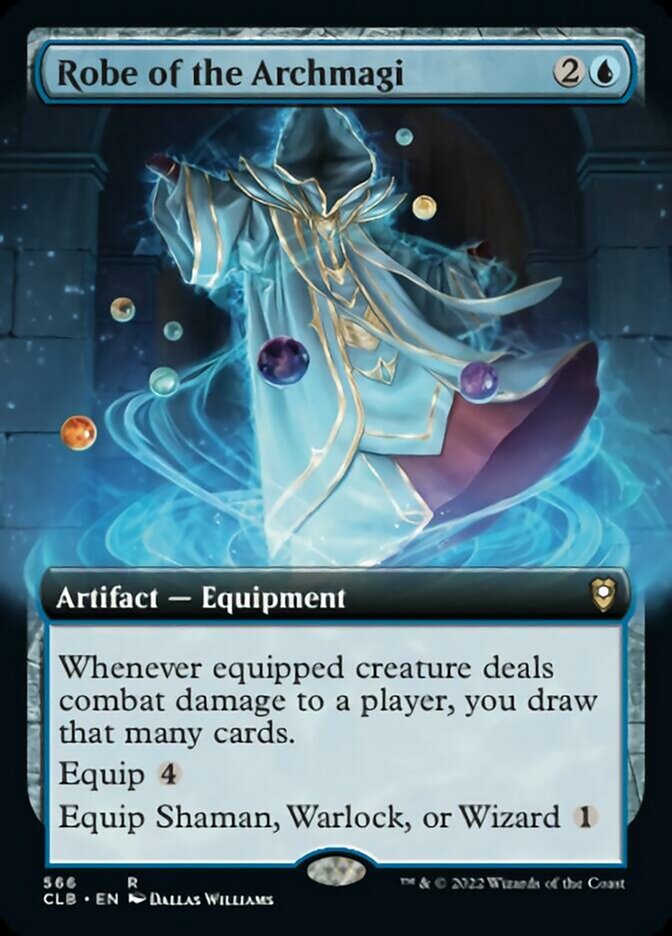 Robe of the Archmagi (Extended Art) [Commander Legends: Battle for Baldur's Gate] | Jack's On Queen