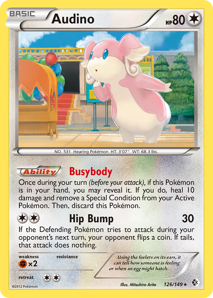 Audino (126/149) [Black & White: Boundaries Crossed] | Jack's On Queen