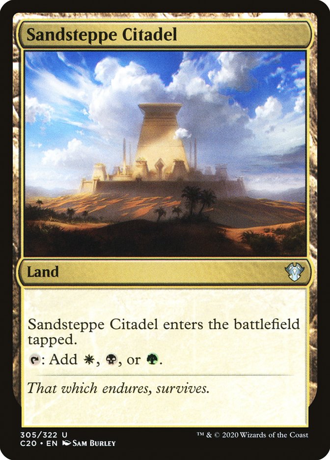 Sandsteppe Citadel [Commander 2020] | Jack's On Queen