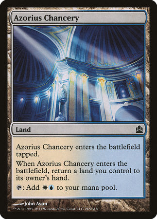 Azorius Chancery [Commander 2011] | Jack's On Queen