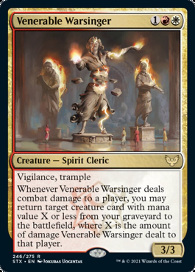 Venerable Warsinger [Strixhaven: School of Mages] | Jack's On Queen