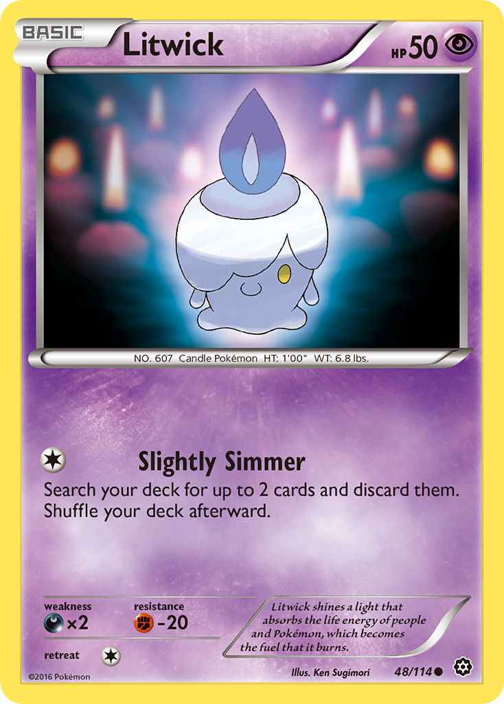 Litwick (48/114) [XY: Steam Siege] | Jack's On Queen