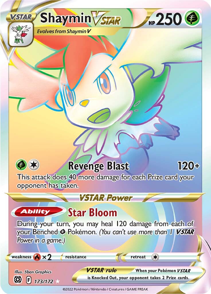 Shaymin VSTAR (173/172) [Sword & Shield: Brilliant Stars] | Jack's On Queen