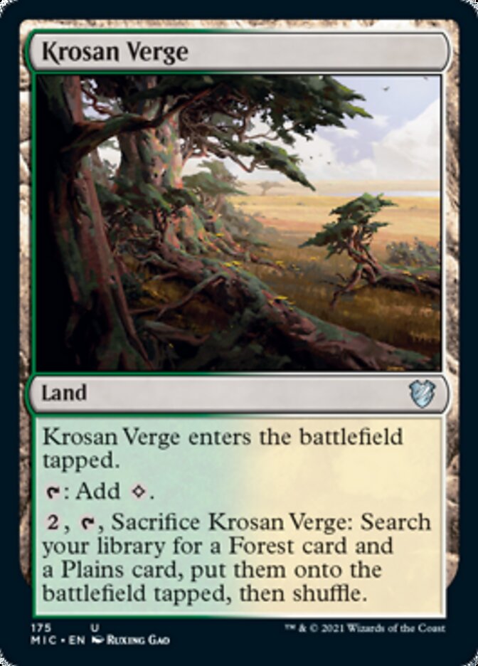 Krosan Verge [Innistrad: Midnight Hunt Commander] | Jack's On Queen