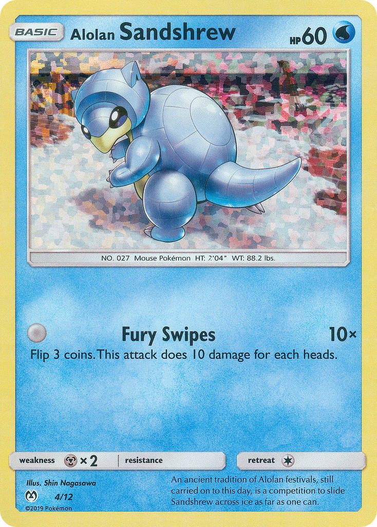 Alolan Sandshrew (4/12) [McDonald's Promos: 2019 Collection] | Jack's On Queen